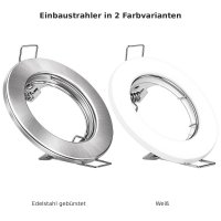 Einbauleuchte Lotta – GU10/MR16, Ø80 mm, starr