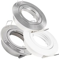 Einbauleuchte Lana GU10/MR16/Modul schwenkbar Ø82 mm